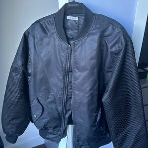 Carmar Black Mesh sleeve jacket